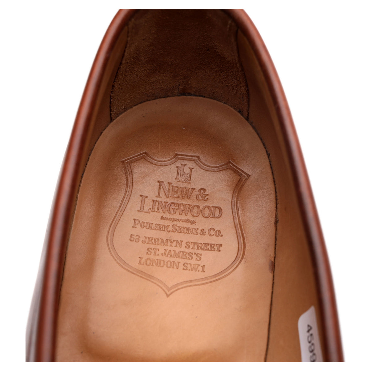 New &amp; Lingwood Tan Brown Leather Loafers UK 9.5 E