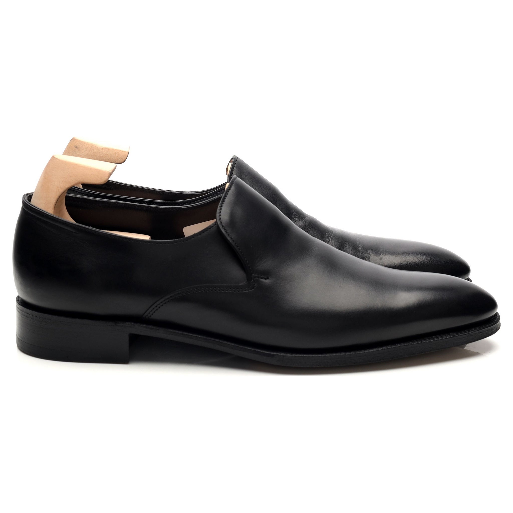 Elm' Black Leather Loafer UK 7 E - Abbot's Shoes