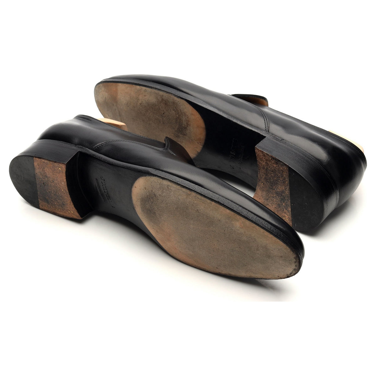 &#39;Elm&#39; Black Leather Loafer UK 7 E