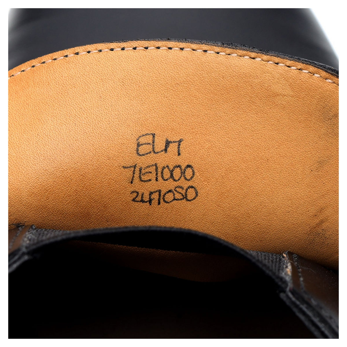 &#39;Elm&#39; Black Leather Loafer UK 7 E