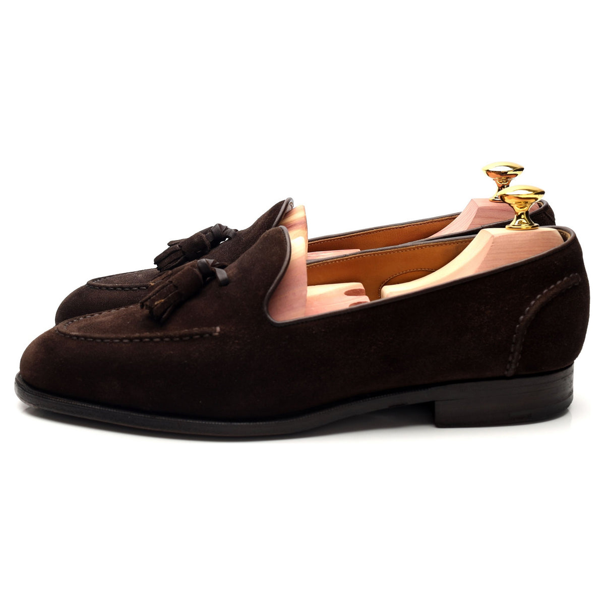 Dark Brown Tassel Loafer UK 7.5 D