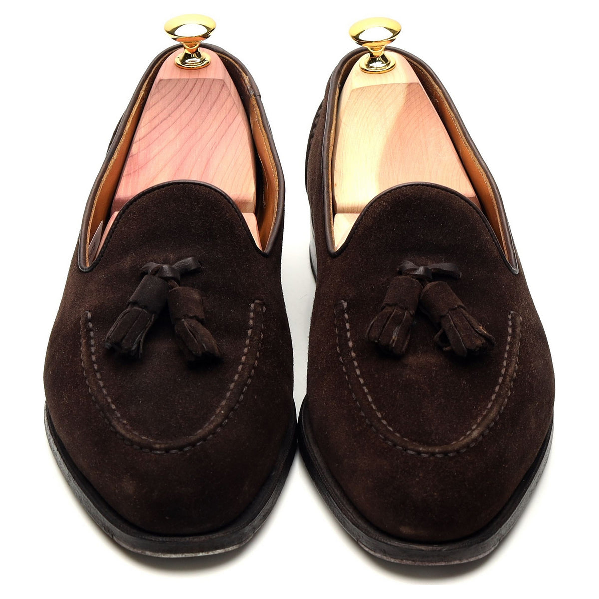 Dark Brown Tassel Loafer UK 7.5 D