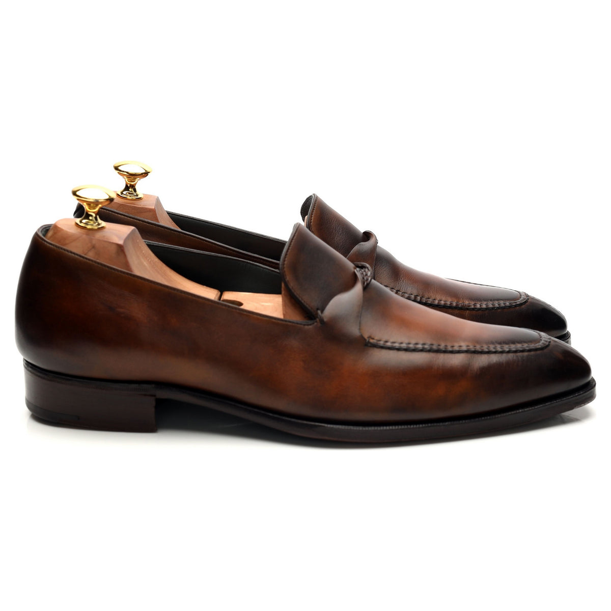 &#39;Avignon&#39; Brown Leather Loafer UK 9 G