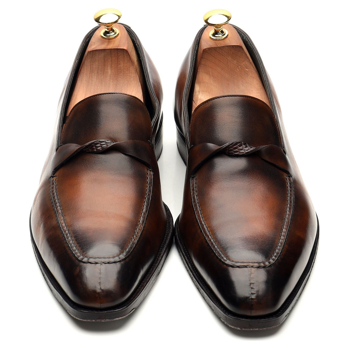 &#39;Avignon&#39; Brown Leather Loafer UK 9 G