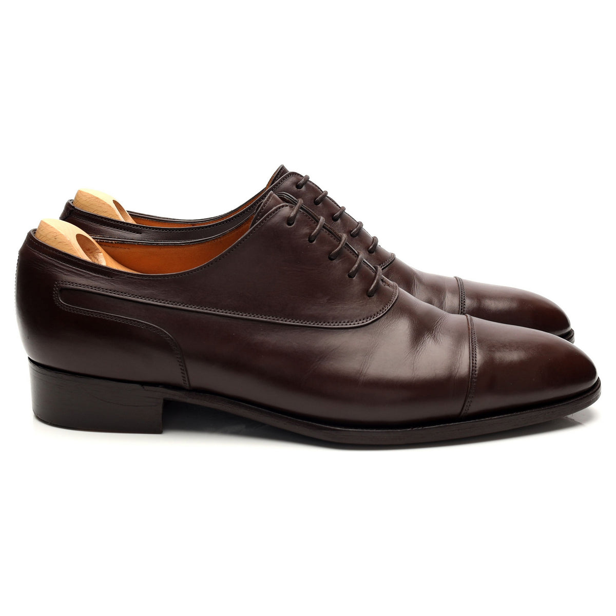 &#39;Stafford&#39; Dark Brown Leather Oxford UK 7 E