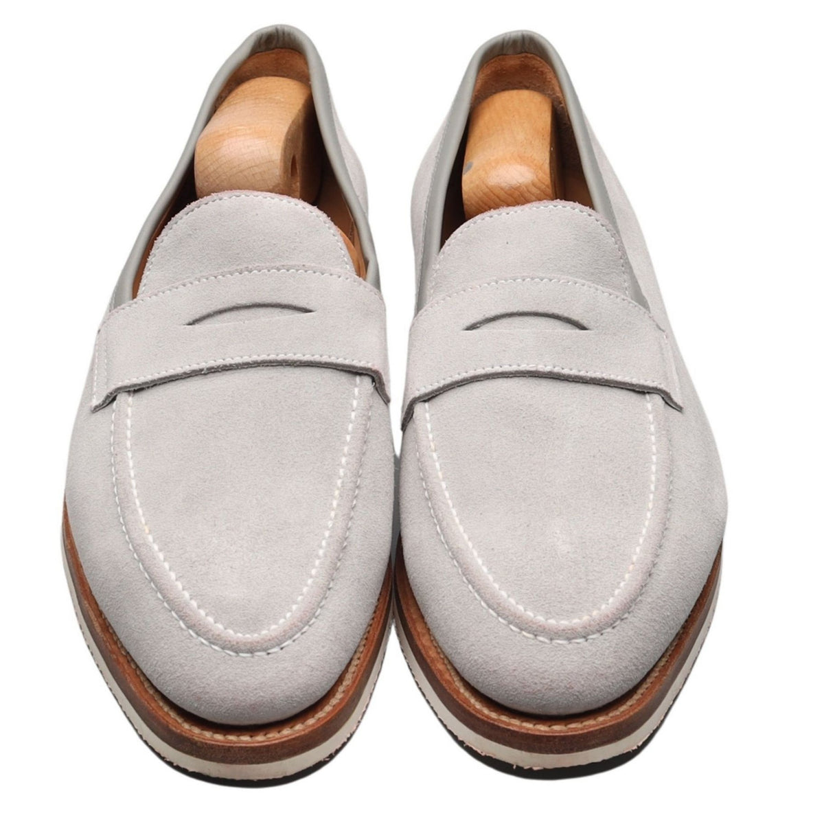 &#39;Capri&#39; Light Grey Suede Loafer UK 9.5 E