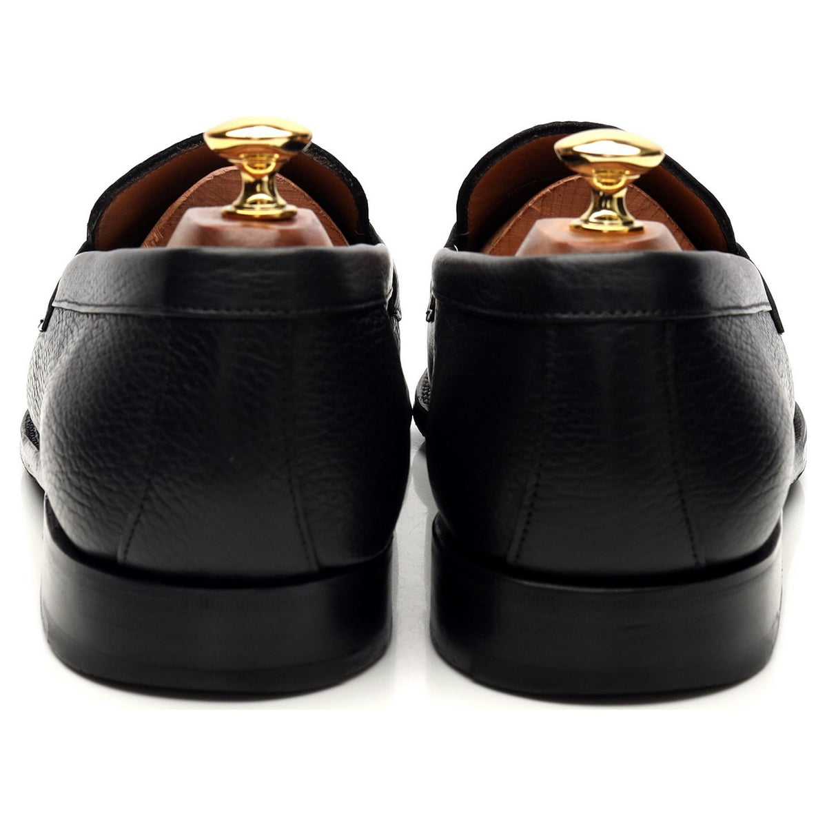 &#39;Cannon&#39; Black Leather Loafer UK 9 F