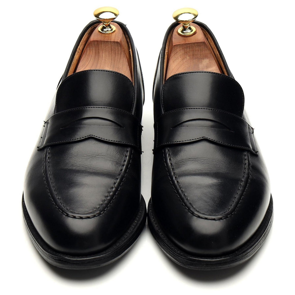 &#39;Salisbury&#39; Black Leather Loafer UK 8.5 F