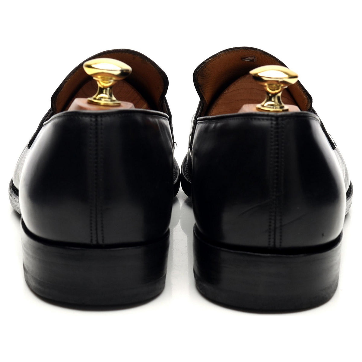 &#39;Hertford&#39; Black Leather Loafer UK 8.5 G