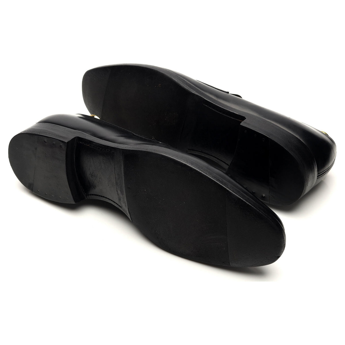 &#39;Hertford&#39; Black Leather Loafer UK 8.5 G