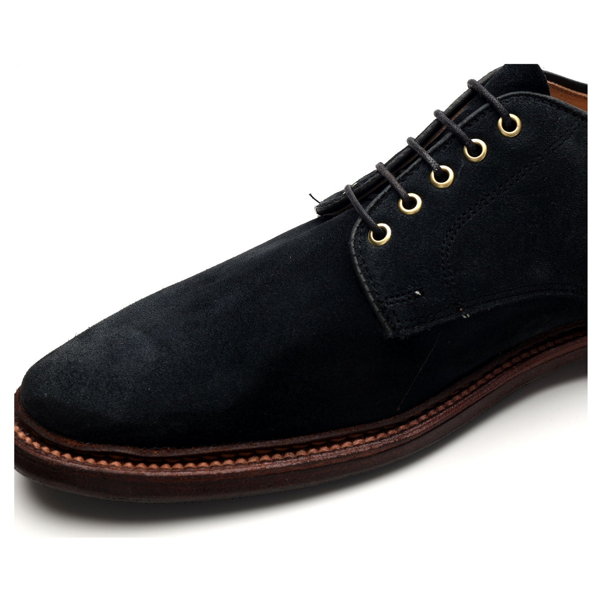 &#39;29331F&#39; Navy Blue Suede Derby UK 8 US 9 D