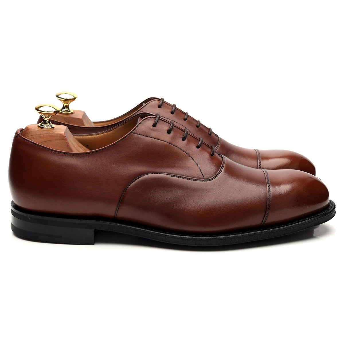 &#39;Consul&#39; Brown Leather Oxford UK 8.5 G