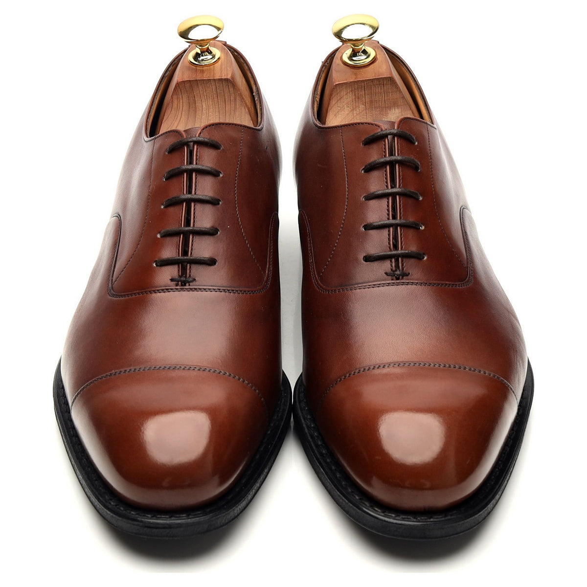 &#39;Consul&#39; Brown Leather Oxford UK 8.5 G