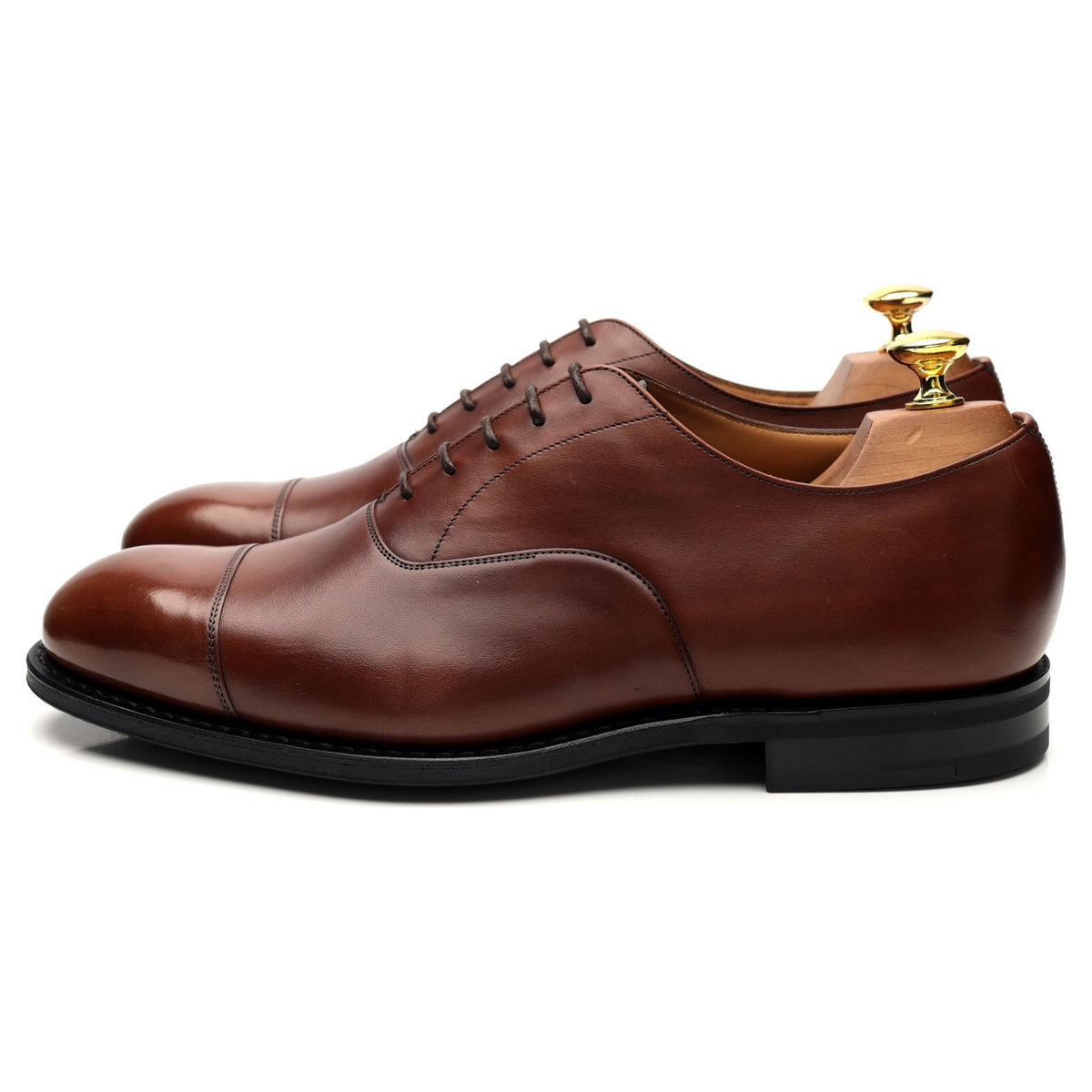 &#39;Consul&#39; Brown Leather Oxford UK 8.5 G