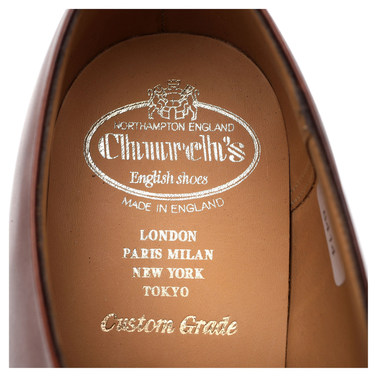 &#39;Consul&#39; Brown Leather Oxford UK 8.5 G