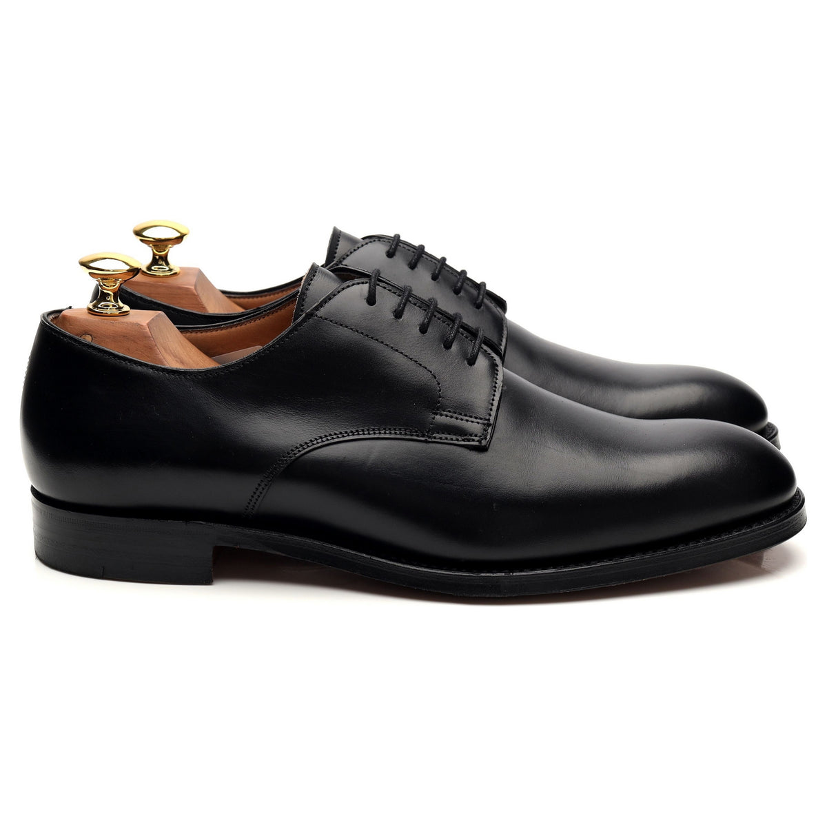 Black Leather Derby UK 6.5 F