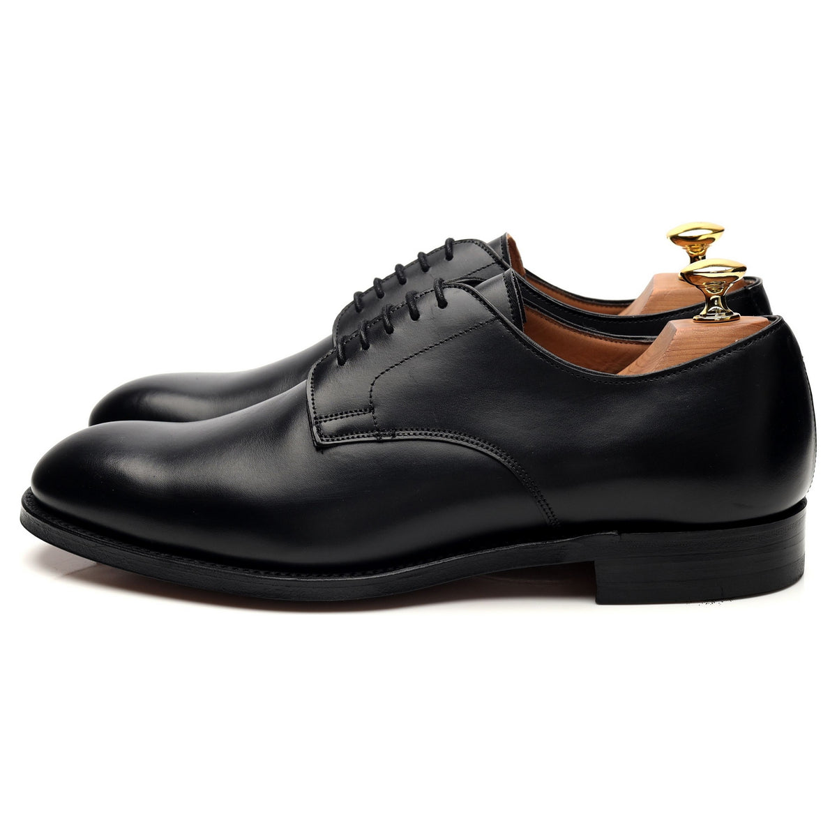 Black Leather Derby UK 6.5 F