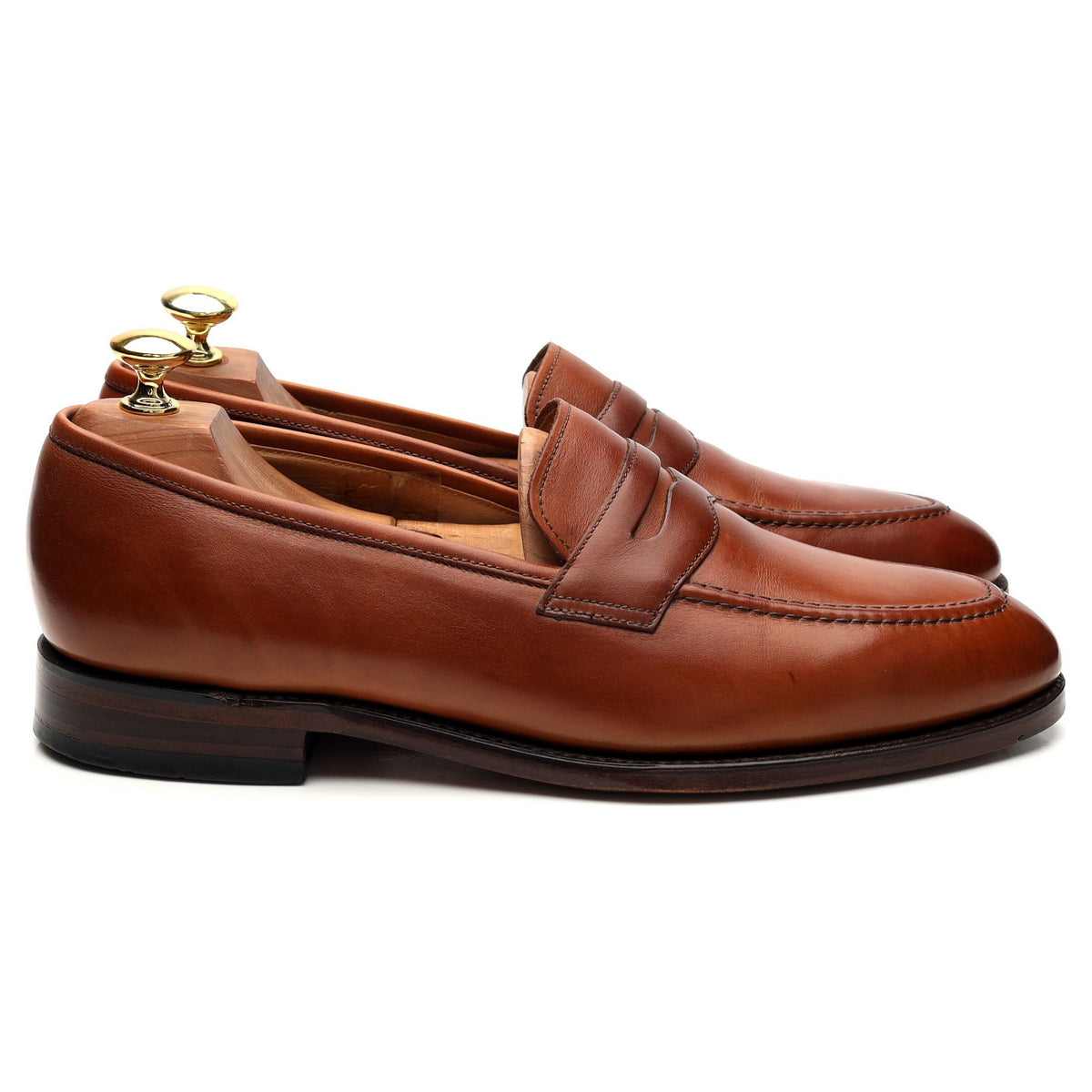 Next Tan Brown Leather Loafer UK 8 F