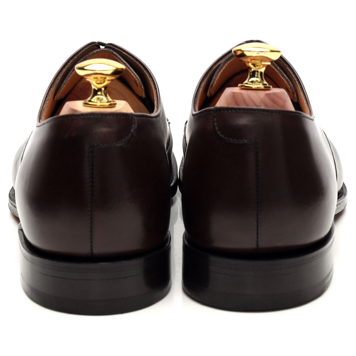 &#39;Oslo&#39; Dark Brown Leather Derby UK 7 F