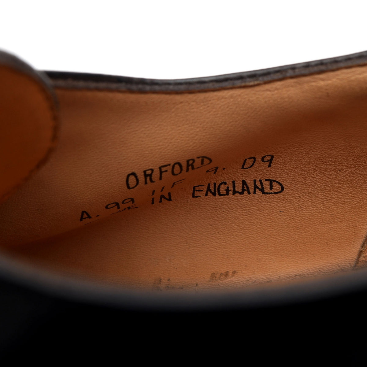 &#39;Orford&#39; Black Leather Monk Strap UK 11 F