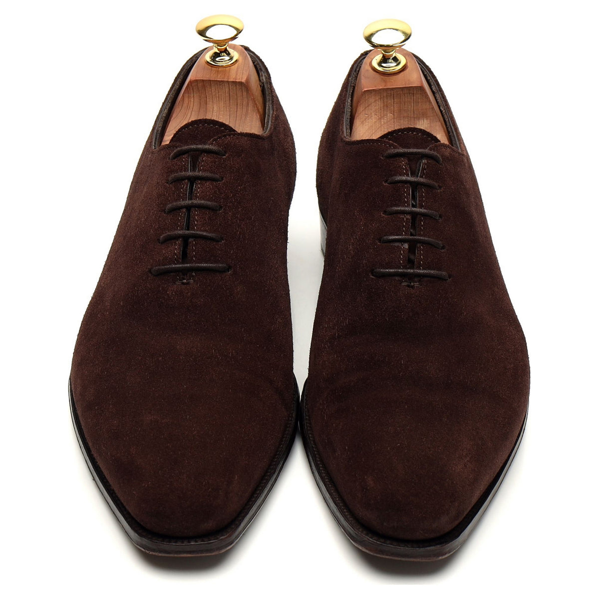 Kingsman Dark Brown Suede Wholecut Oxford UK 8 E