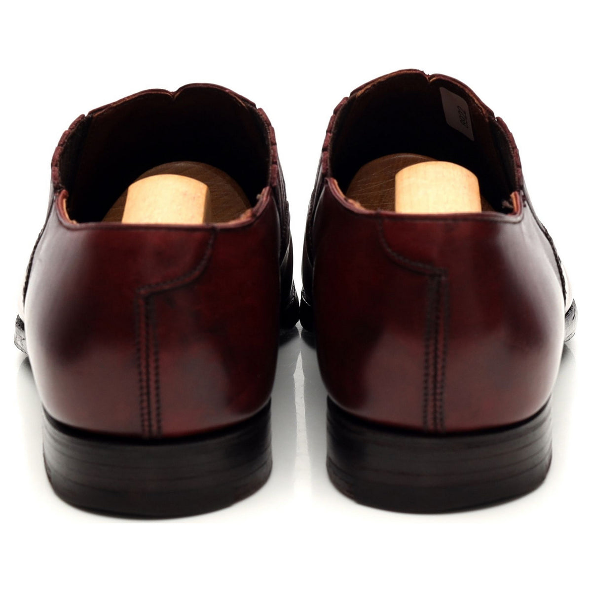 &#39;Jack&#39; Burgundy Leather Lazyman Slip On Loafers UK 7 E