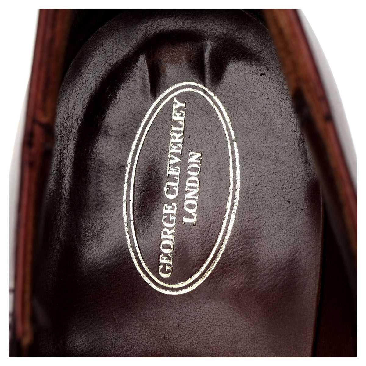 &#39;Jack&#39; Burgundy Leather Lazyman Slip On Loafers UK 7 E