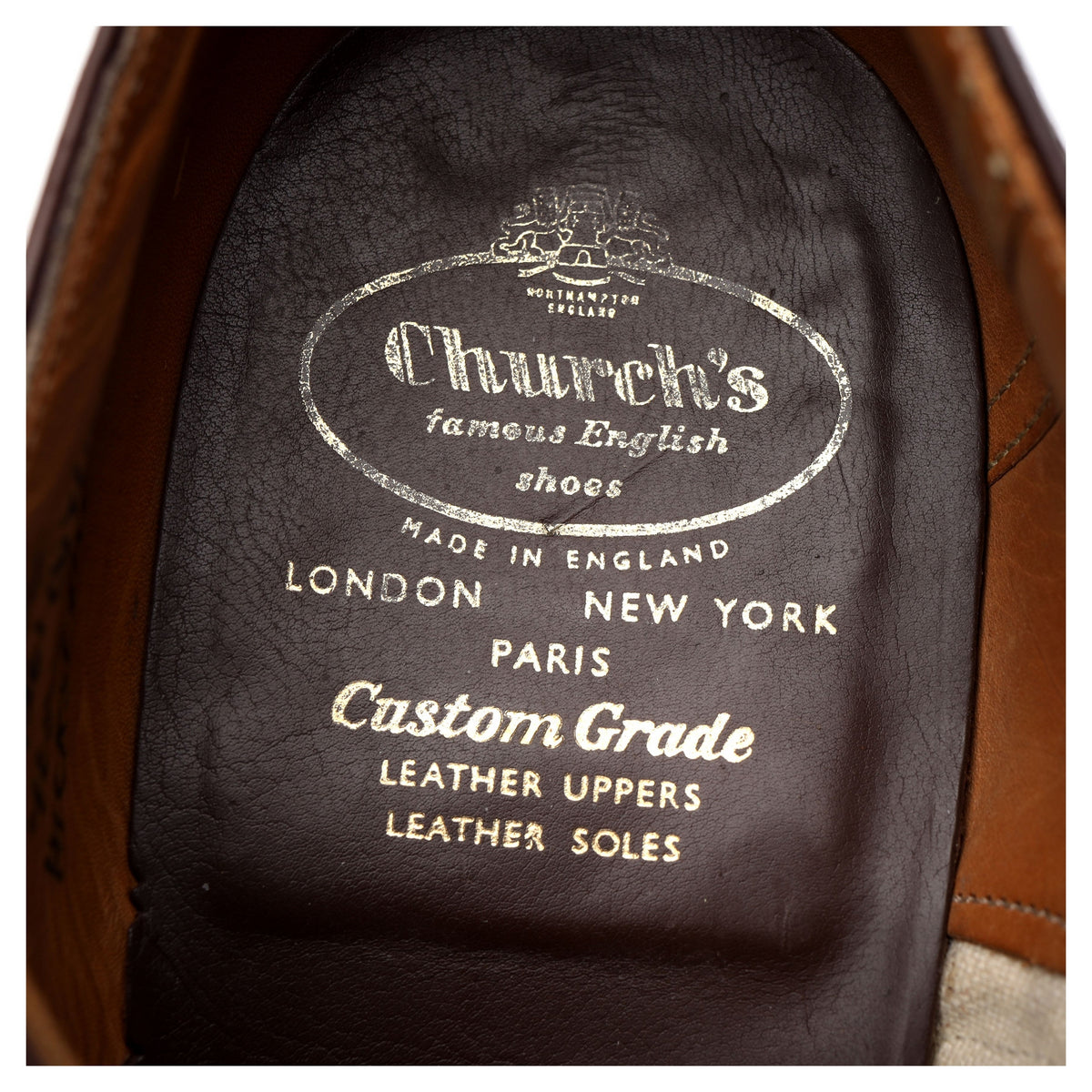 &#39;Hickstead&#39; Dark Brown Leather Oxford Brogues UK 9 F