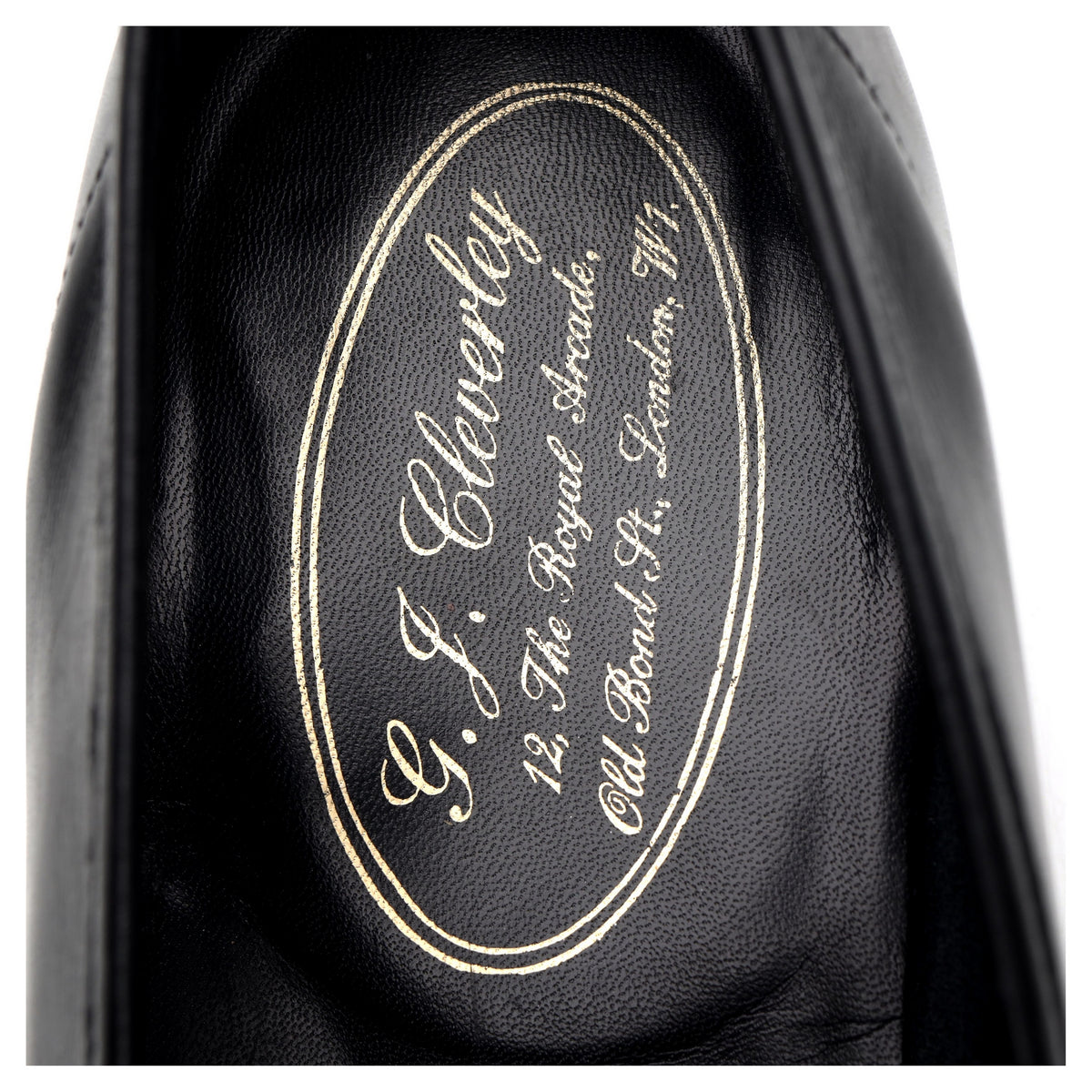 &#39;Owen&#39; Black Leather Loafers UK 10.5 E