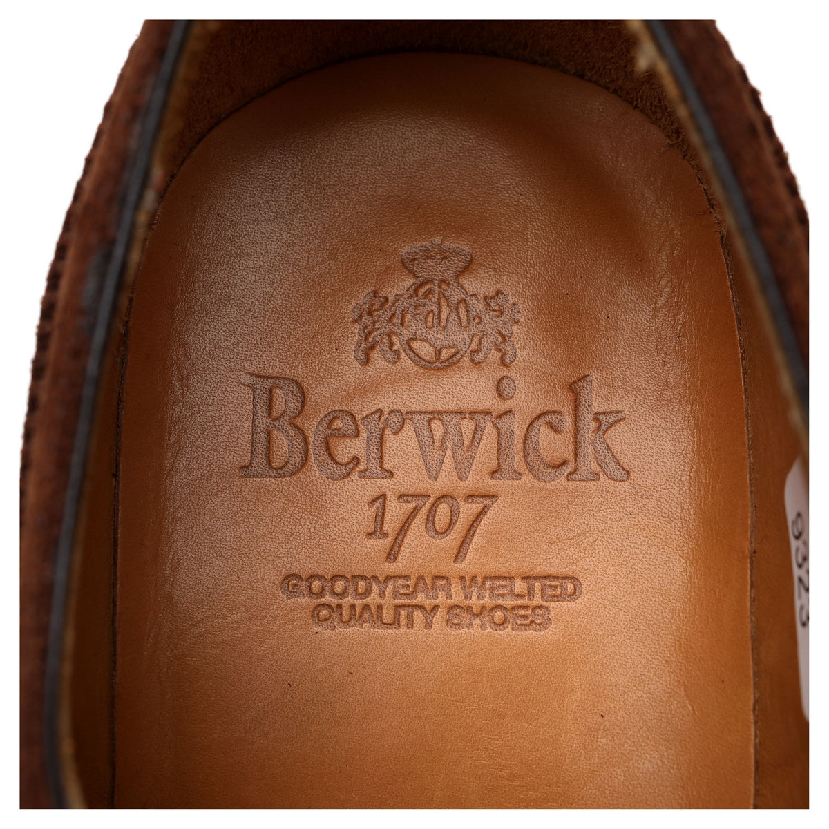 &#39;108970&#39; Brown Suede Derby Brogues UK 7