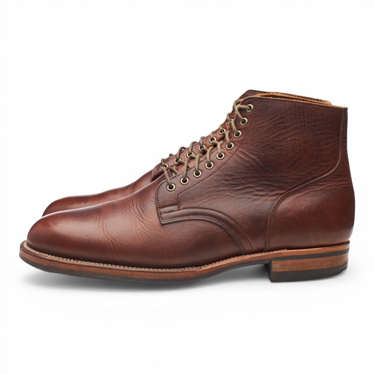 Brown Leather Service Boots UK 8.5 E