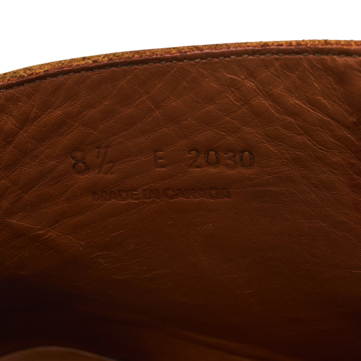 Brown Leather Service Boots UK 8.5 E