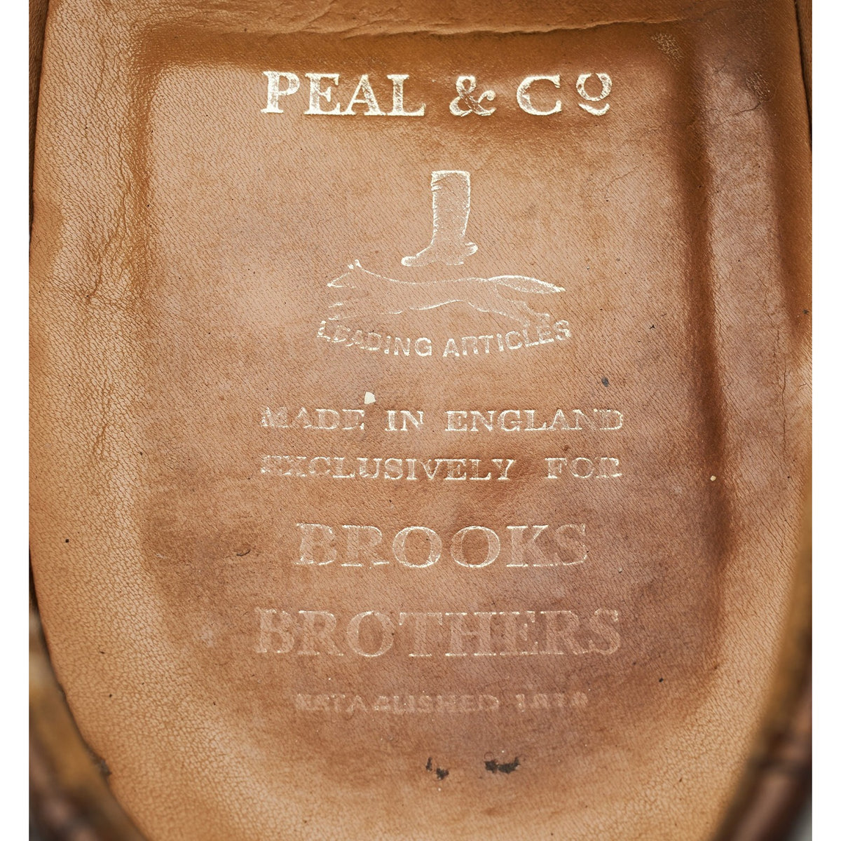 Peal & Co Dark Brown Leather Oxford Brogues UK 11 US 12 E