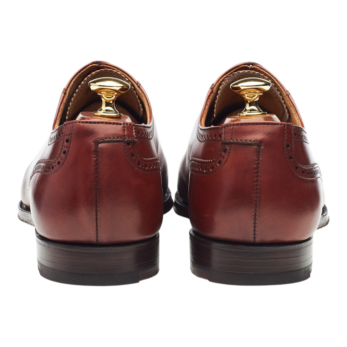 'Westbourne' Tan Brown Leather Oxford Brogues UK 9 E