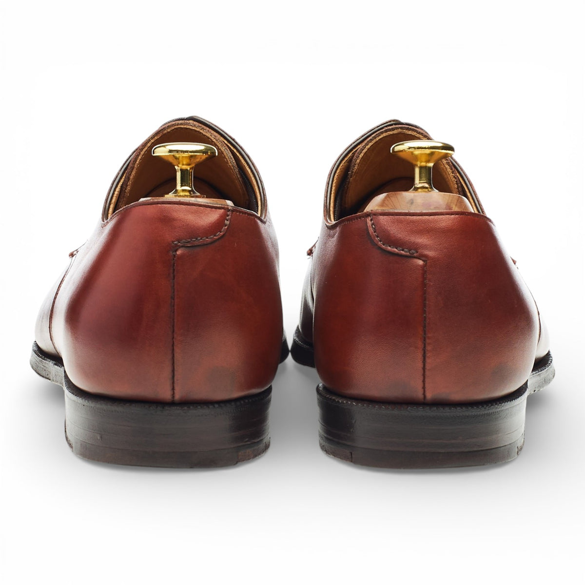 'Draycott' Tan Brown Leather Derby UK 9 G