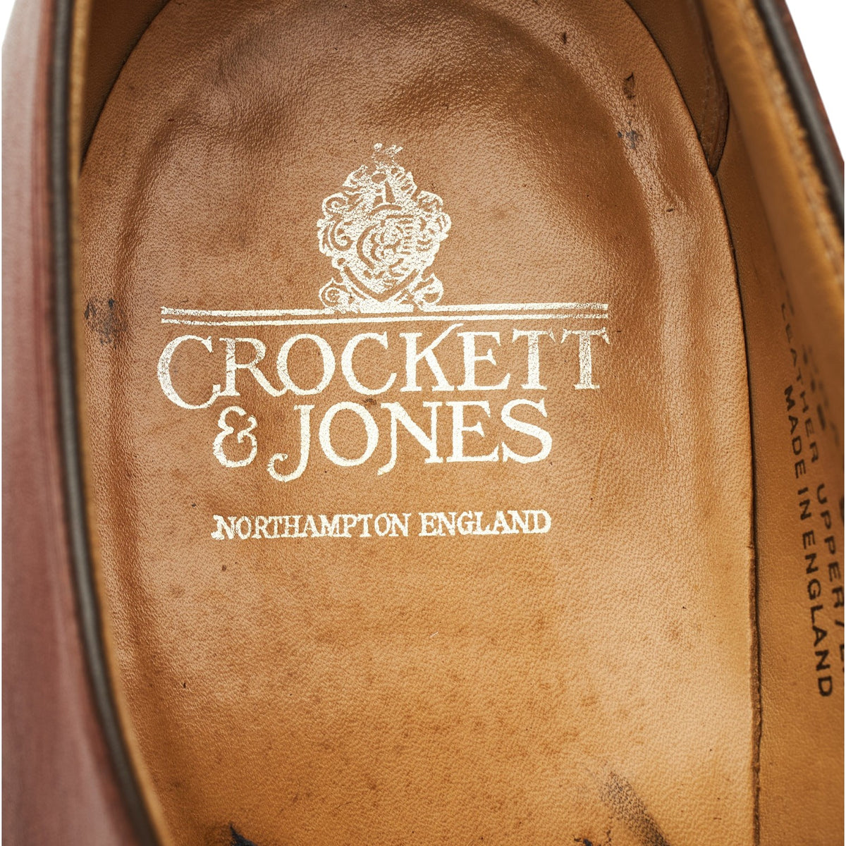 'Draycott' Tan Brown Leather Derby UK 9 G