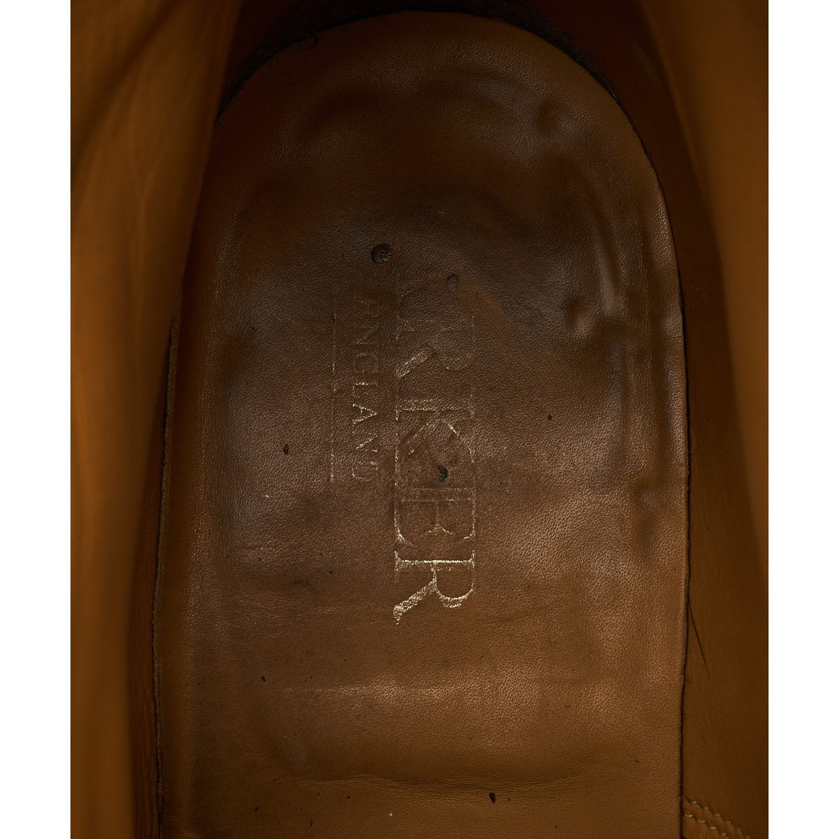 'Harrison' Tan Brown Leather Brogue Boots UK 10 F