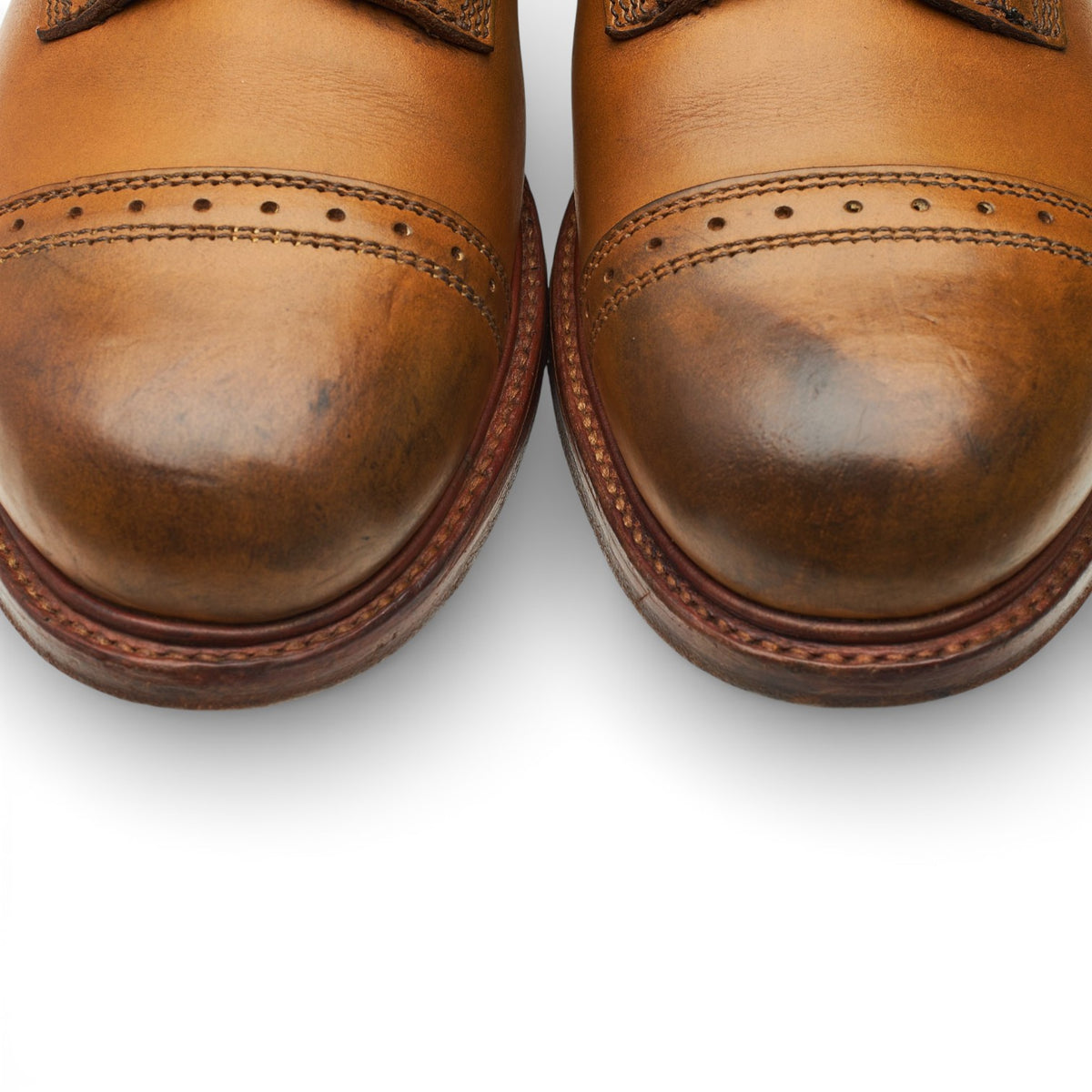 Double RL & Co. 'Bowery' Tan Brown Leather Boots UK 9.5 US 10 D