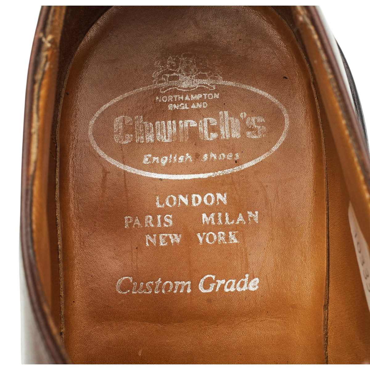 'Carne' Dark Brown Leather Split Toe Derby UK 8 F