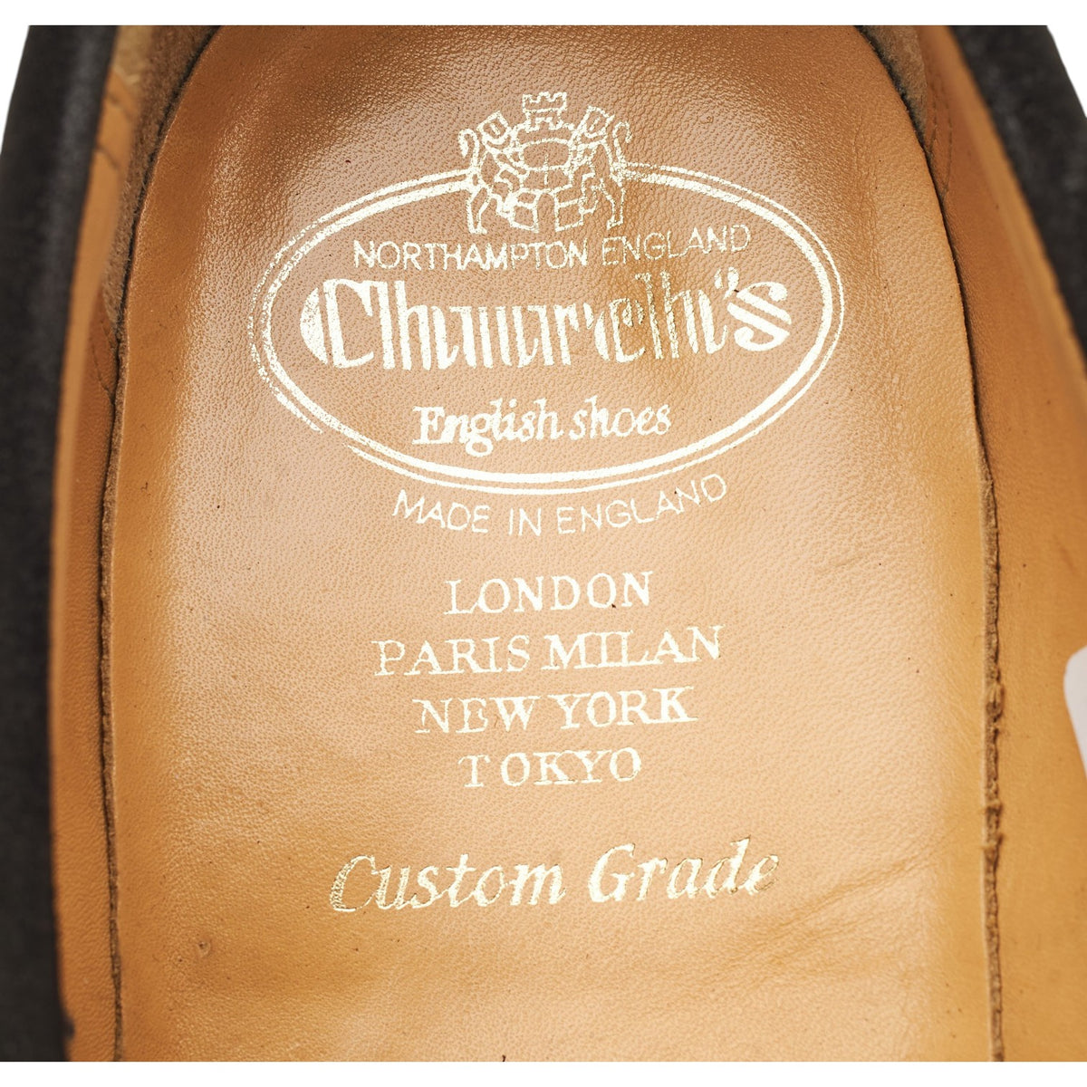 'Dawley' Dark Brown Suede Loafers UK 8.5 F