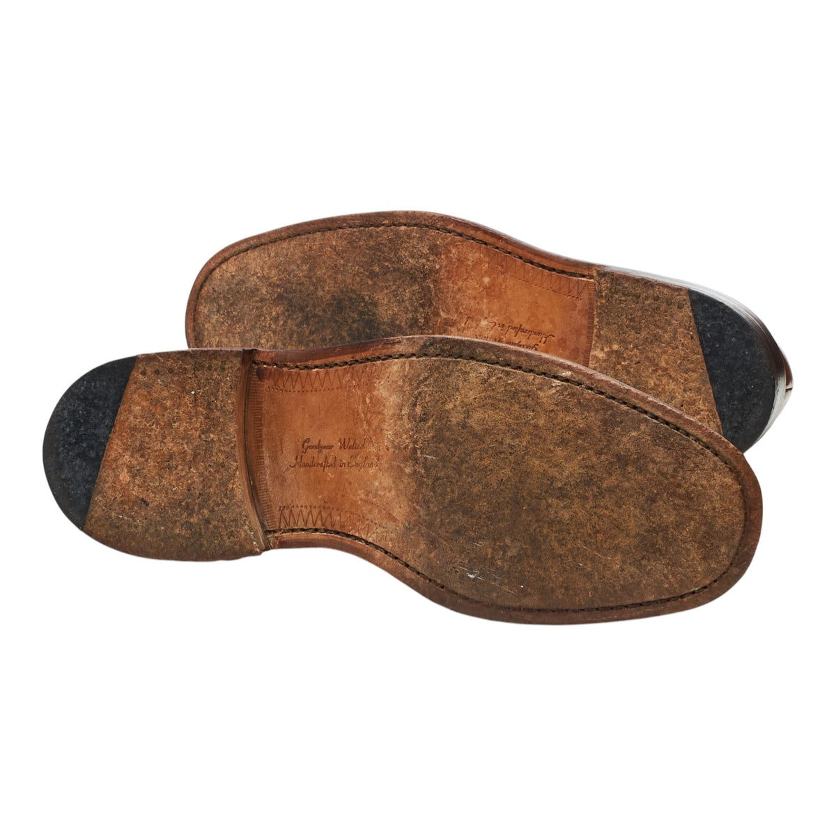 1880 'Chester' Tan Brown Leather Derby Brogues UK 6.5 F