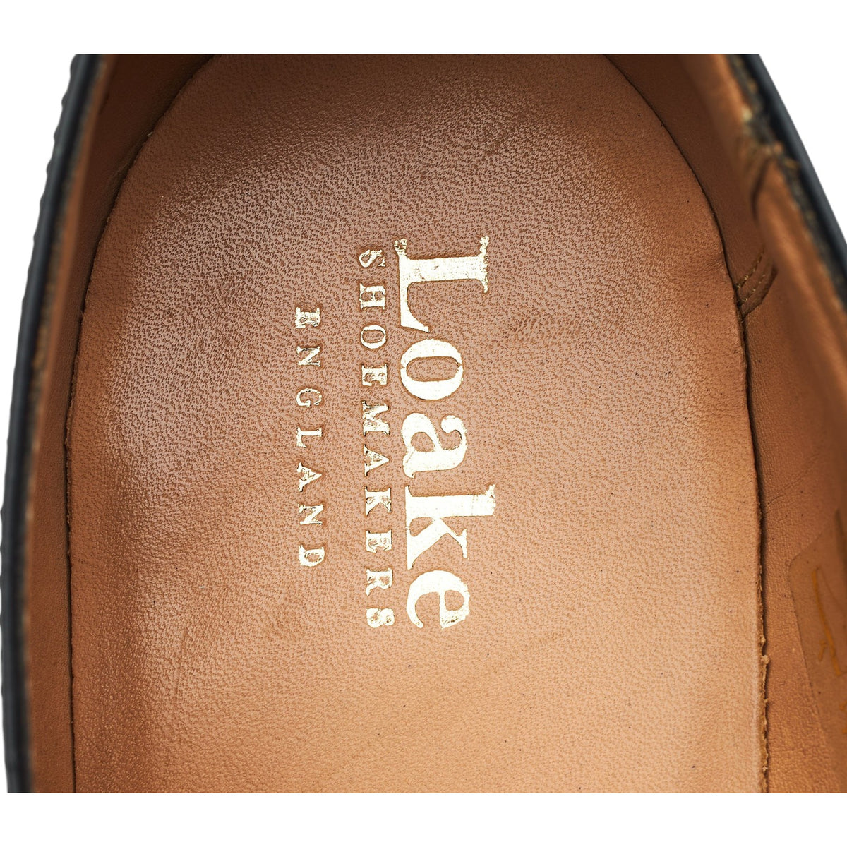 'Paisley' Black Leather Monk Strap UK 10.5 F