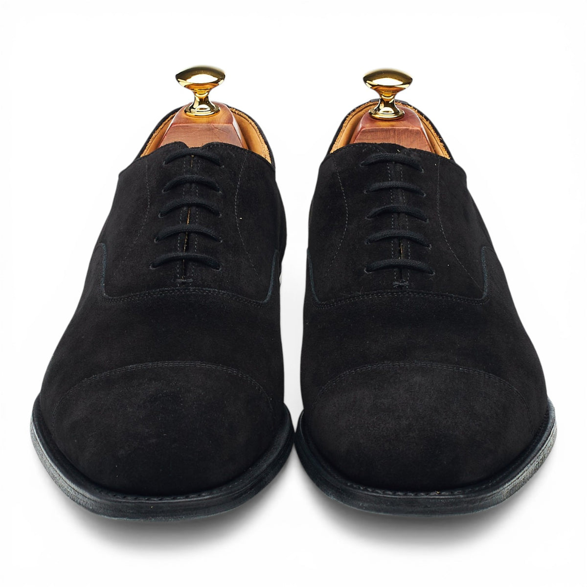 'Consul' Black Suede Oxford UK 9.5 F