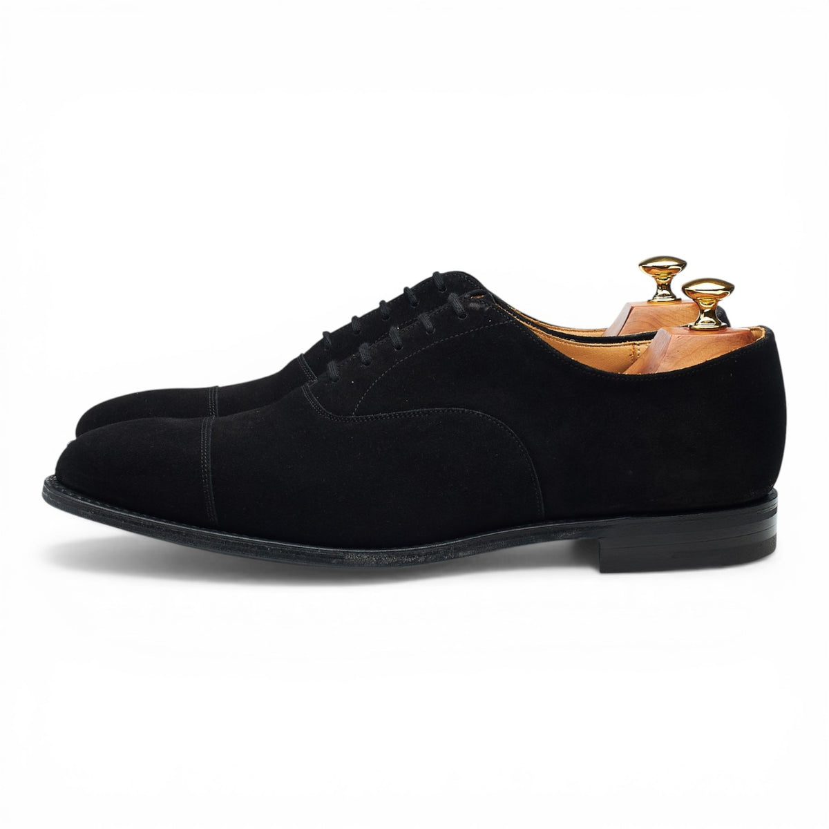 'Consul' Black Suede Oxford UK 9.5 F