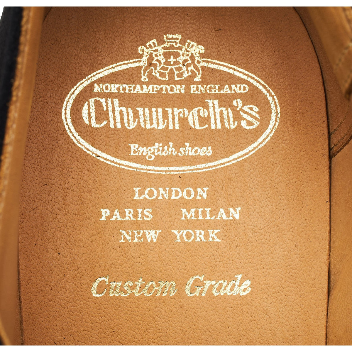 'Consul' Black Suede Oxford UK 9.5 F