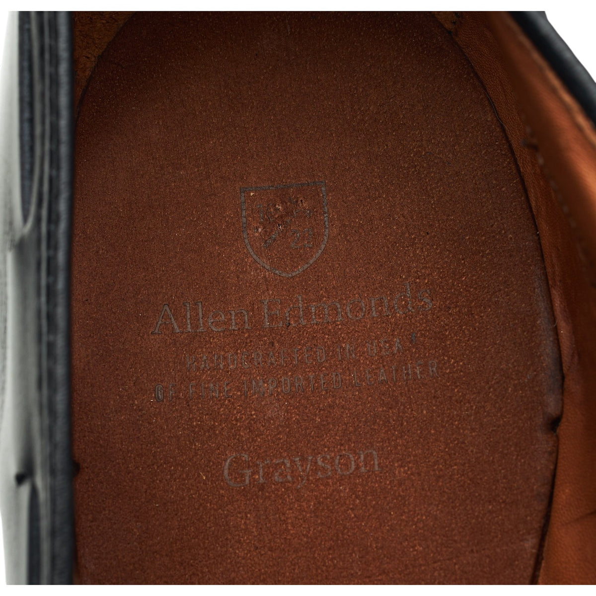 'Grayson' Black Leather Tassel Loafers UK 10 US 11 D