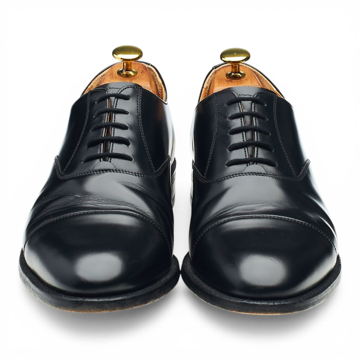'Arnold' Black Leather Oxford UK 9 E