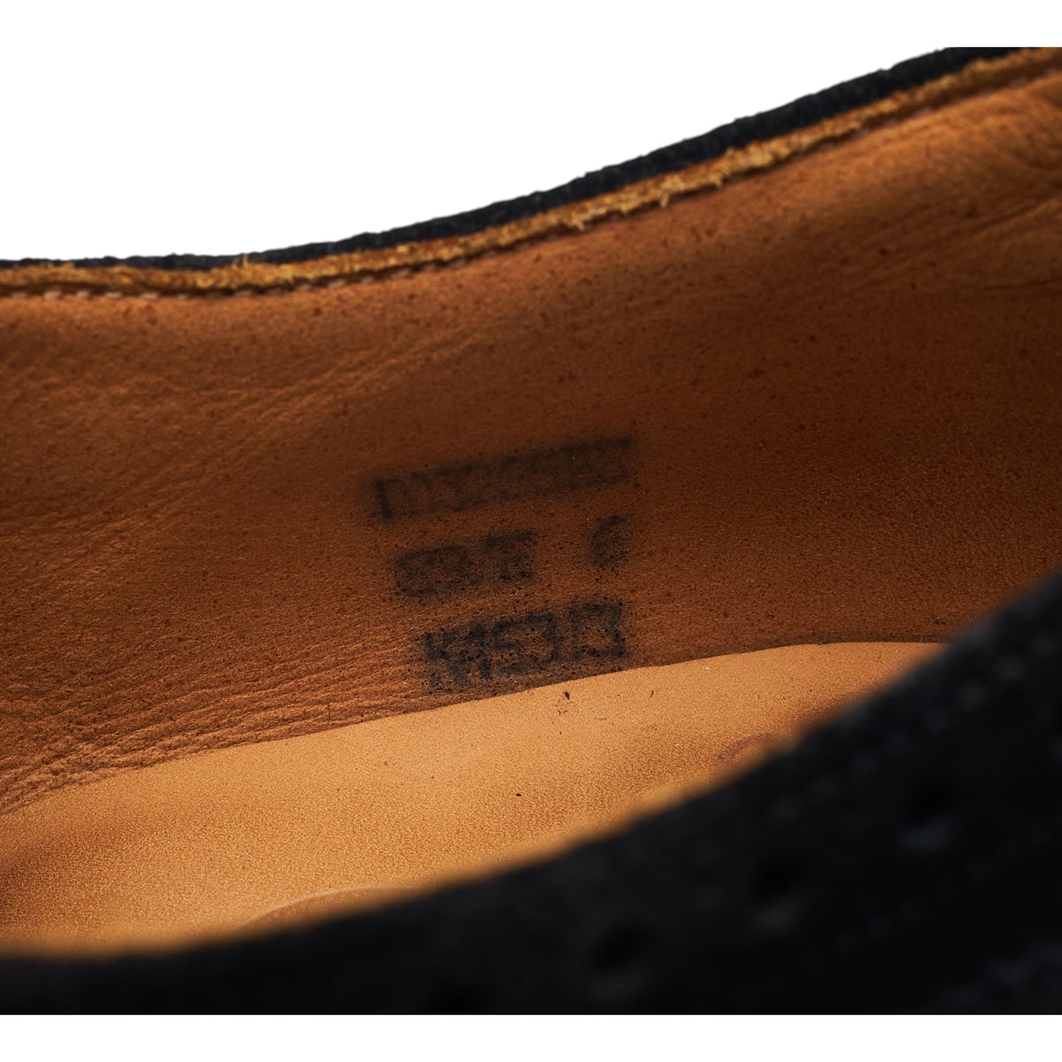 Black Suede Oxford Brogues UK 6 E