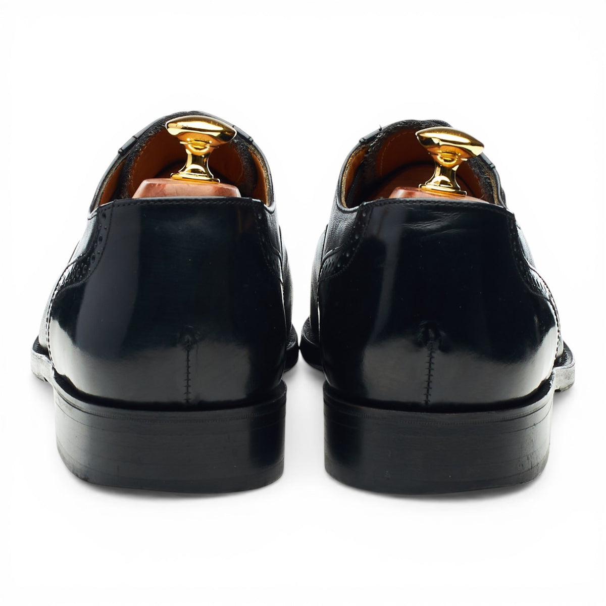 'Andy' Black Leather Oxford Brogues UK 10