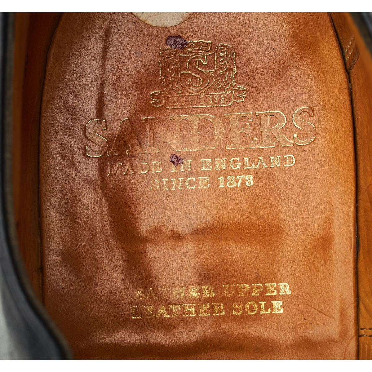 'Andy' Black Leather Oxford Brogues UK 10